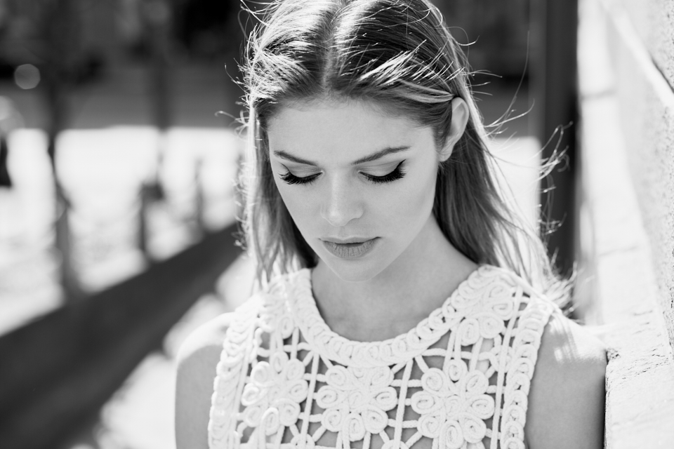 summer fashion face editorial